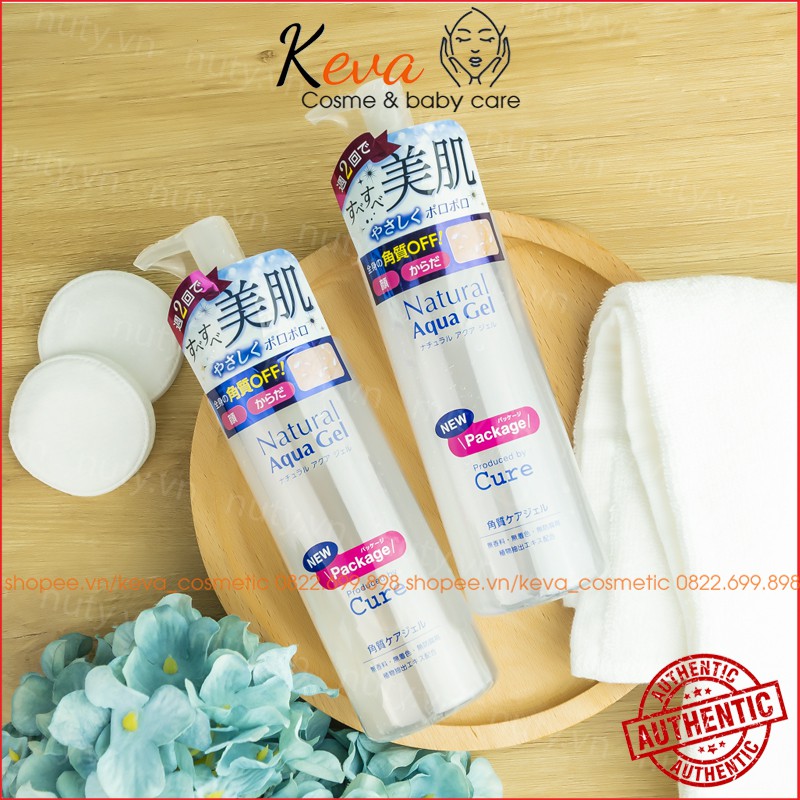 Tẩy Da Chết Cure Natural Aqua Gel 250ml Hàng Nhật Nội Địa 250ml - Keva