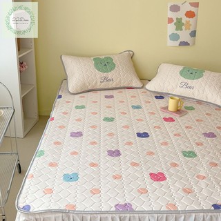 Chiếu điều hòa cao su non tencel họa tiết con gấu đáng yêu 5d, hàng cao cấp 1m6, 1m8, 2m, 2m2