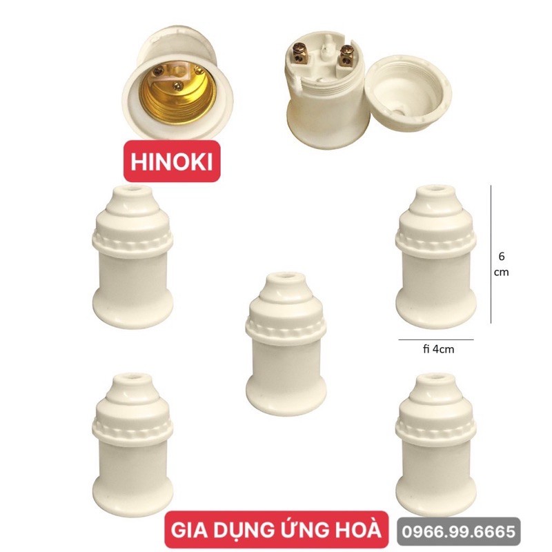 (combo 5)Đui đèn xoáy HINOKI đuôi xoáy-treo thả trang trí ngoài trời chống chịu nước