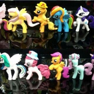 Bộ 12 con ngựa pony 7cm