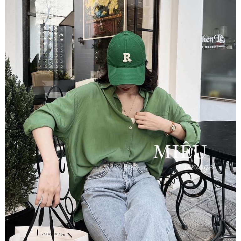 Áo sơ mi nữ form rộng dài tay kiểu công sở đẹp SM01 | BigBuy360 - bigbuy360.vn