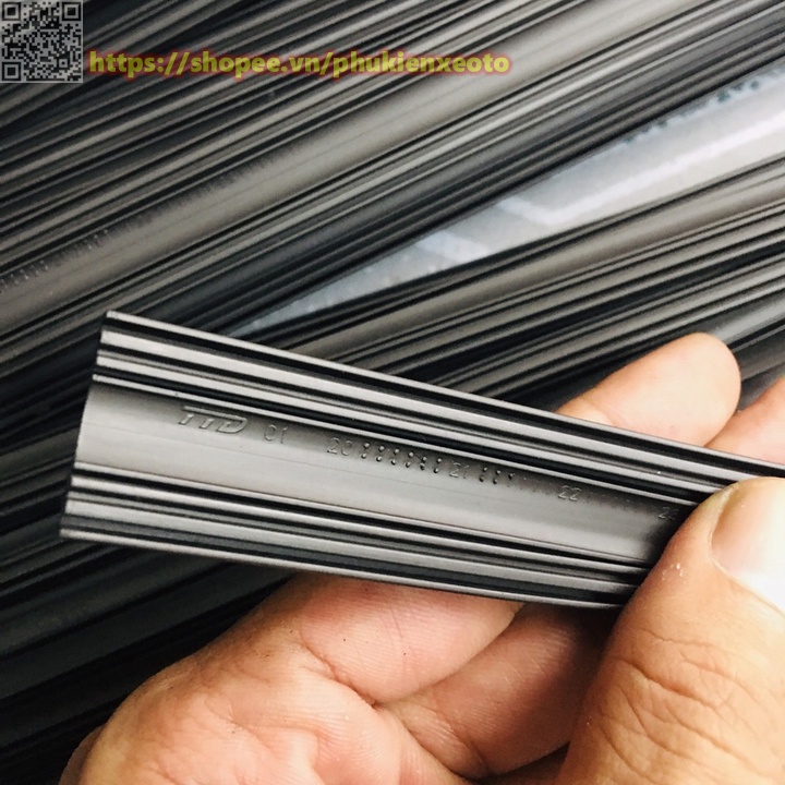 Lưỡi gạt mưa ô tô size 6mm/8mm đủ kích thước thay thế cho gạt mưa