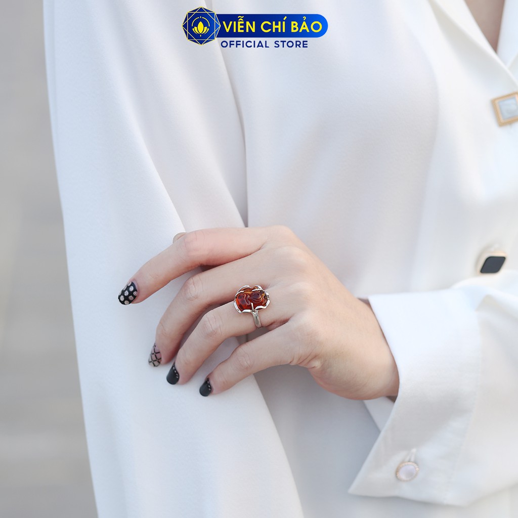 Nhẫn bạc nữ Hồ ly may mắn chất liệu bạc 925 thời trang phụ kiện trang sức nữ thương hiệu Viễn Chí Bảo N400367