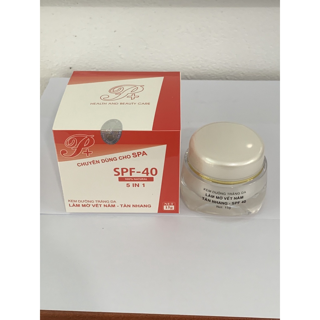 [Chính hãng] [Siêu Sale] Kem P+ Spa Dưỡng Trắng Da Làm Mờ Vết Nám Tàn Nhang 15g | BigBuy360 - bigbuy360.vn