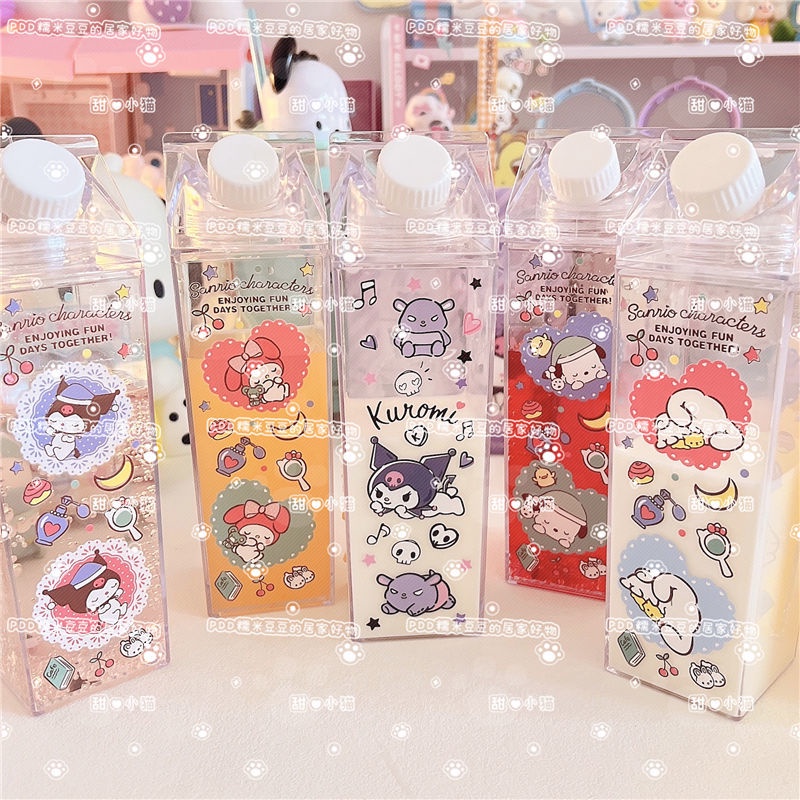 Cốc Uống Nước Họa Tiết Chú Chó Kuromi Dễ Thương Xinh Xắn