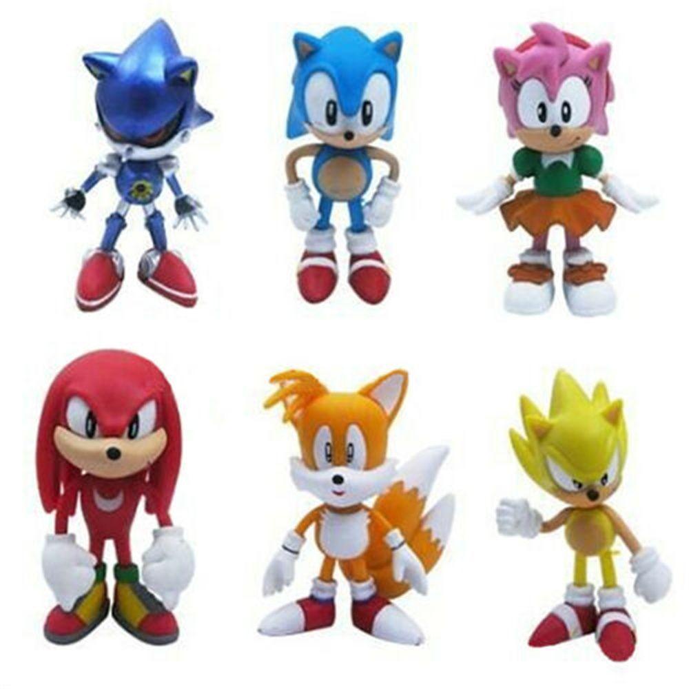Bộ 6 Mô Hình Nhân Vật Hoạt Hình Sonic
