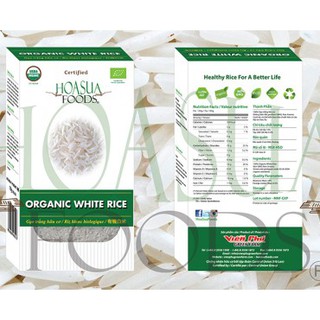 Gạo trắng hạt dài hữu cơ Hoa Sữa organic white rice 1kg