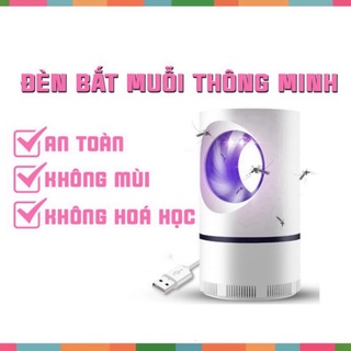 Đèn bắt muỗi hình trụ cổng Usb - Máy bắt muỗi ruồi thông minh diệt côn trùng bảo vệ sức khỏe gia đình