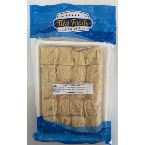 Tàu Hủ Ky Cuộn Chả Cá Bắp Tita Foods - Gói 500gr - Viên Thả Lẩu [Hoả Tốc-HCM]