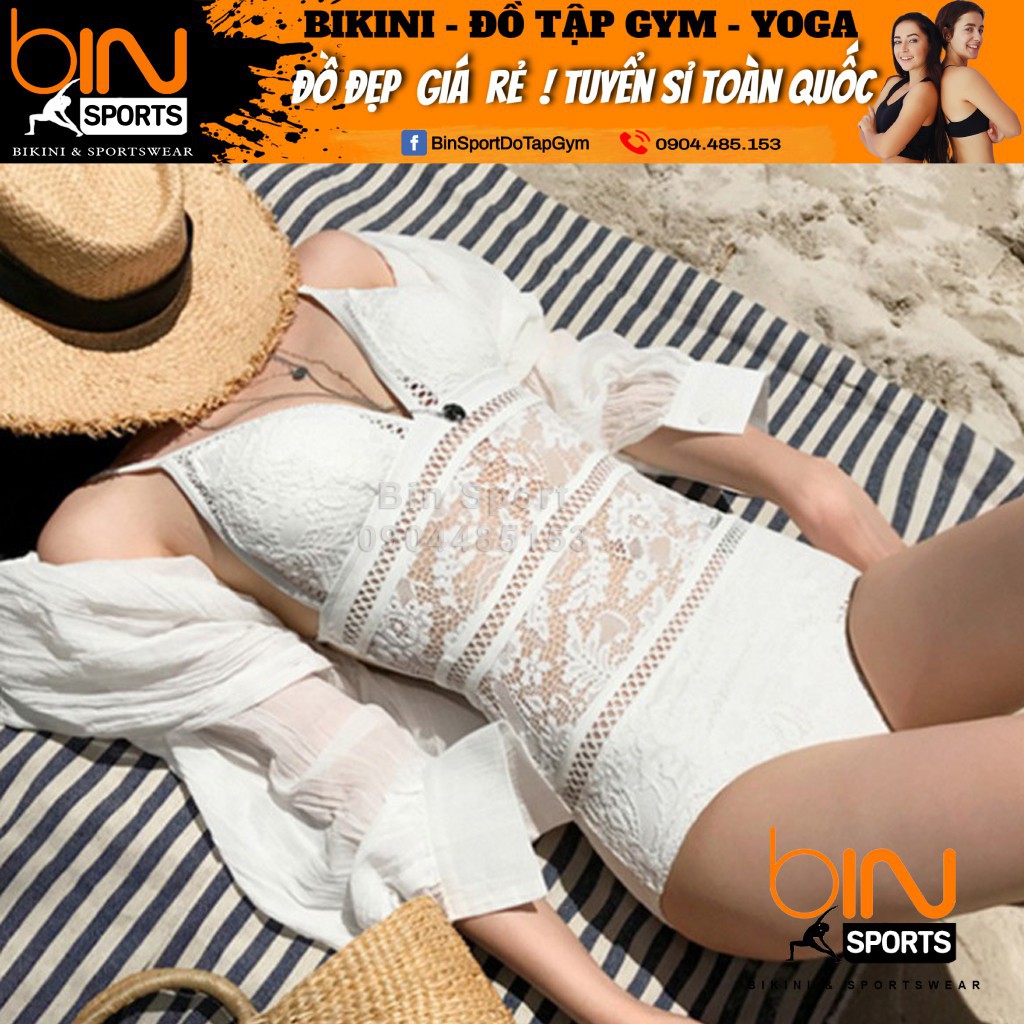 Bikini Nữ Body Ren 2 Màu Trắng Đen Hàng Nhập BHN008