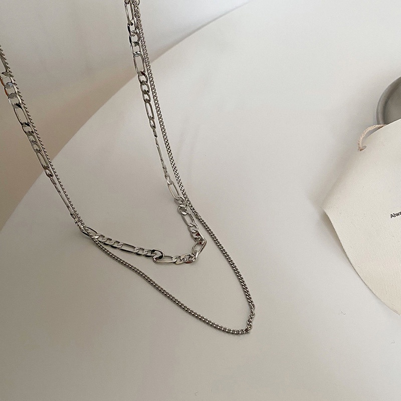 1 vòng cổ choker nhiều lớp phong cách cổ điển Hàn Quốc