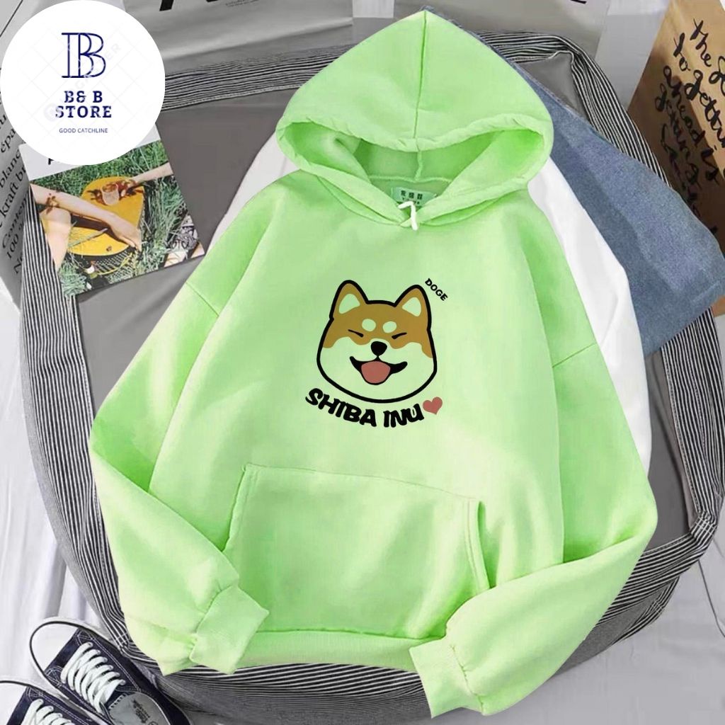 ÁO HOODIE IN CÚN SIBA NHIỀU MÀU NHIỀU SIZE DỄ THƯƠNG