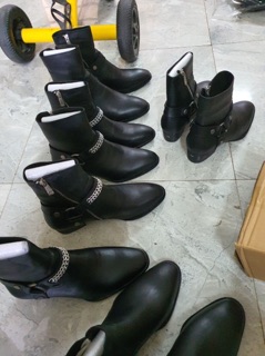 Harness boots da bò đế phíp