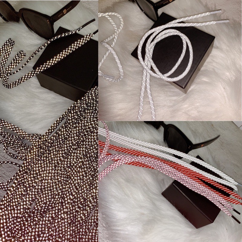 Dây giày phản quang đủ màu buộc giày thể thao