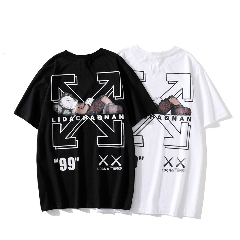 Áo Hè 2022, áo phông cổ tròn UNISEX in hình OFF-WHITE cực chất cho nam nữ