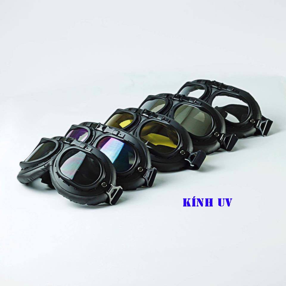 Kính phi công và kính UV cho mũ bảo hiểm Nửa đầu và mũ 3/4