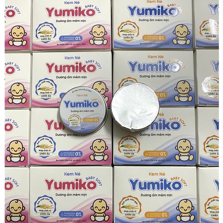 Kem nẻ Yumiko 20g chống nẻ, dưỡng ẩm da mềm mịn, an toàn cho trẻ sơ sinh