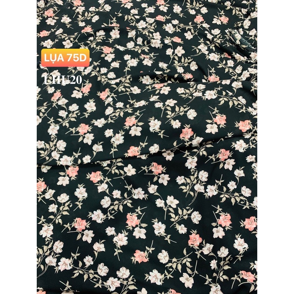 VẢI LỤA 100D HOA NHÍ - DÒNG VẢI THÔNG DỤNG - 1 MÉT X 1M5