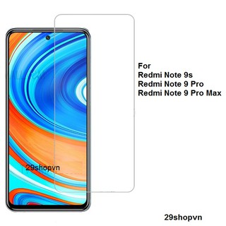 Kính cường lực Xiaomi Redmi Note 9S / Note 9 Pro / Note 9 Pro Max (Trong suốt)