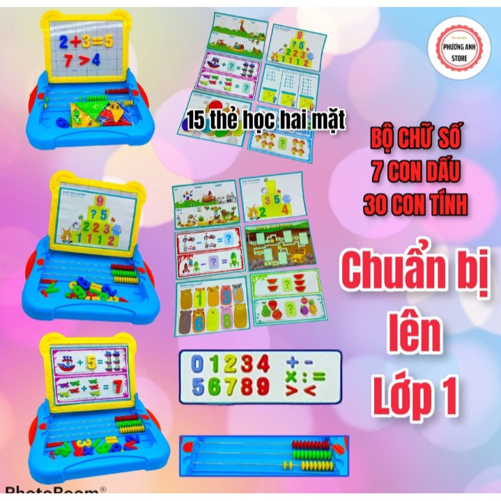 Bộ sản phẩm “Bảng học thông minh PTAGO1 Phiên Bản Học Số - Phép Tính - Hình Học -Tiếng Anh Theo Phương Pháp STEAM