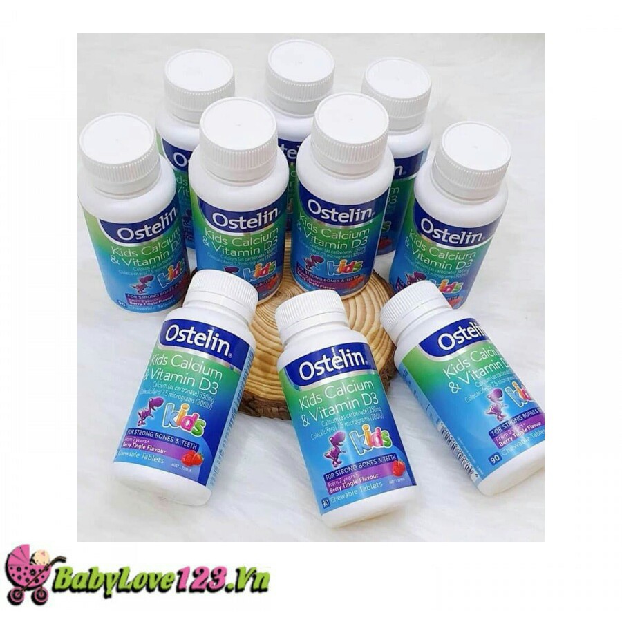 Kẹo nhai Ostelin bổ sung Canxi và vitamin D3