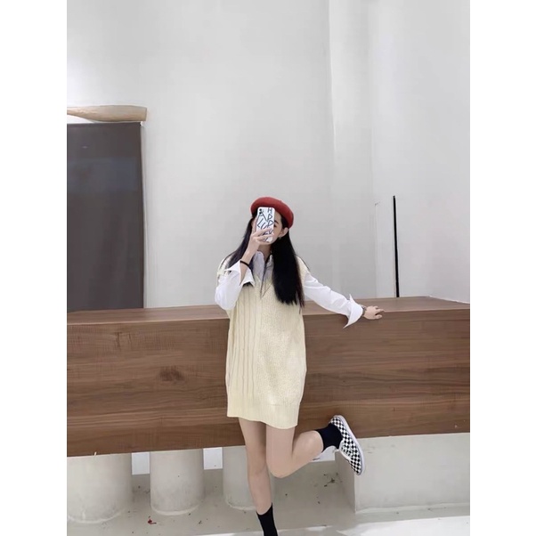 Váy gile be Jennie BLACKPINK