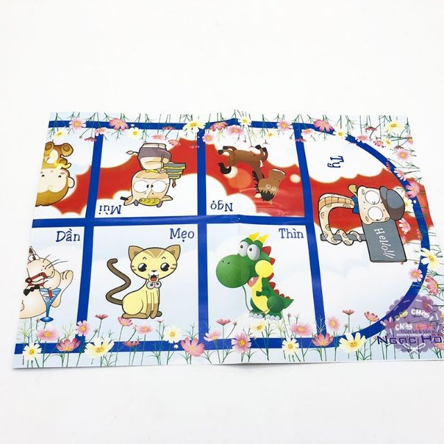 Cờ Ô Ăn Quan - bản đẹp 12 con giáp