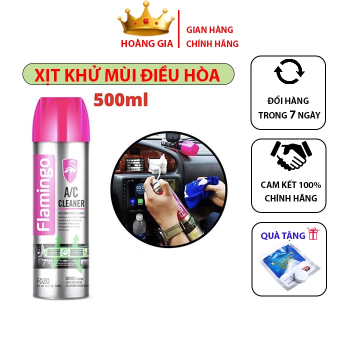 Khử Mùi Ô Tô - Bình Xịt Vệ Sinh Điều Hòa, Đánh Bay Mùi Hôi Xe Ô Tô Lan Tỏa Hương Thơm Dễ Chịu F020 500ML