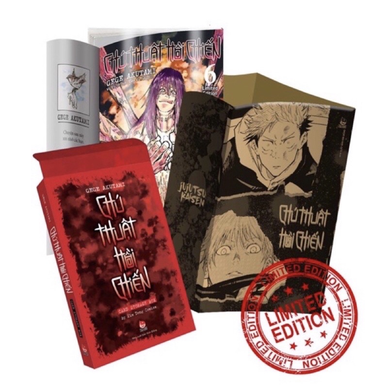 Chú thuật hồi chiến limited vol 1, 2, 3, 5, 6