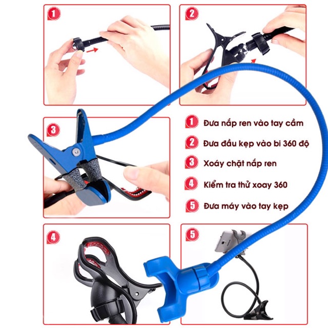 KẸP ĐUÔI KHỈ XOAY 360 ĐỘ TIỆN LỢI HỖ TRỢ XEM FIM LƯỚT WEB CHỐNG MỎI TAY - AB STORE | BigBuy360 - bigbuy360.vn