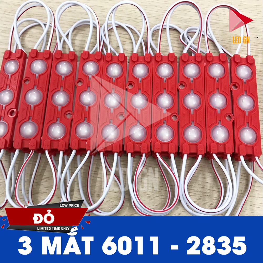 LED Hắt 3 Bóng 6011 1.5W - Chống Nước - Chip LED 2835 [ Vỉ 20 thanh ] | BigBuy360 - bigbuy360.vn