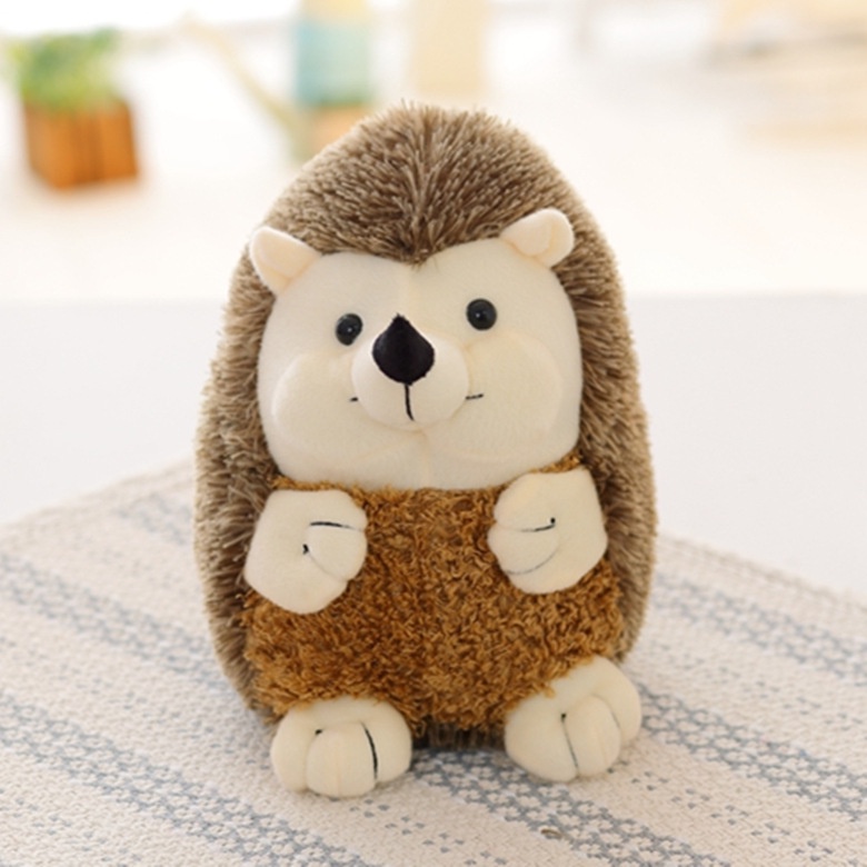 Thú Nhồi Bông Hình Con Nhím Mềm Mại Làm Quà Tặng Cho Bé