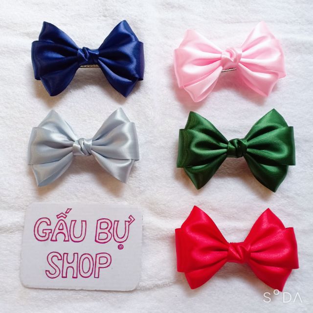 Kẹp tóc nơ - Cột tóc nơ đơn giản