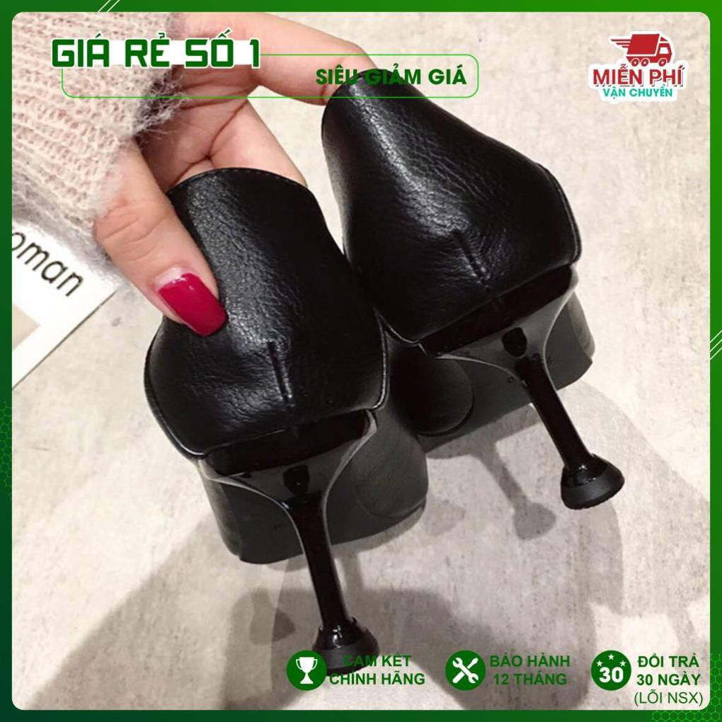 Giày Cao Gót Nữ -DAZZLING SHOES Thời Trang Mũi Nhọn Cao 3 Phân Da Lì Gót Nhọn Chống Xước - SS108 .