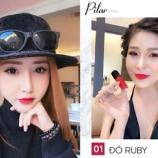 Son Kem Lì Pilar Màu Đỏ Ruby