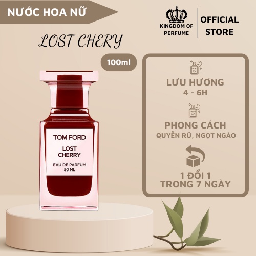 Nước hoa nam nữ Unisex Tom Ford Lost Cherry EDP 100ml - Hương thơm ngọt ngào mọng nước như trái cherry