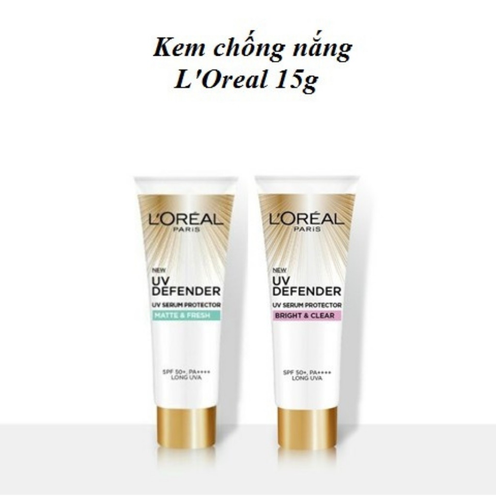 Kem Chống Nắng Loreal 15ml (Mẫu mới)