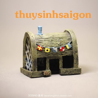 Mô hình rương kho báu trang trí hồ cá cảnh , bể thủy sinh