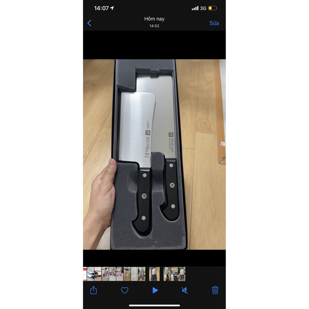 SET DAO CHẶT VÀ DAO THÁI ZWILLING GOURMET