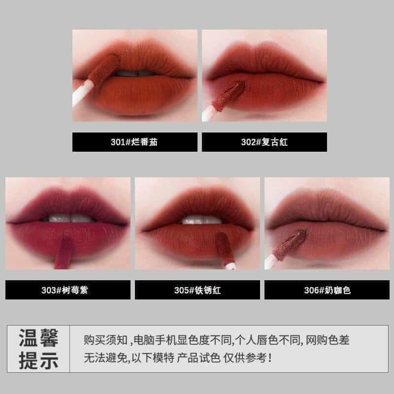 Set 5 Cây Son Muge Leen Cô Gái DAISHYAO Matte Liquid