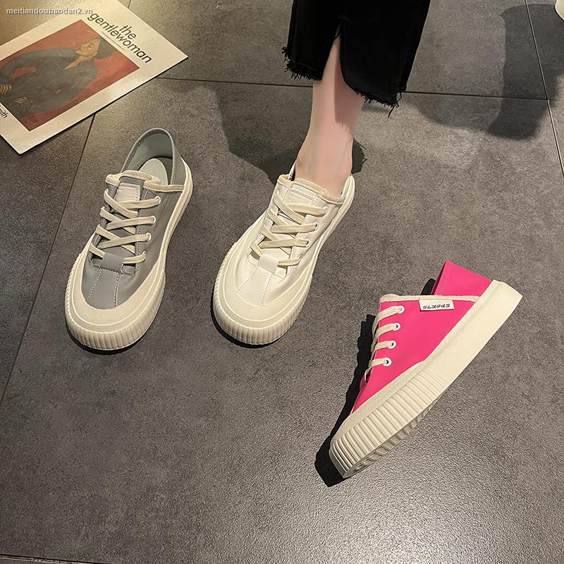 Giày Thể Thao Vải Canvas Mỏng Giản Dị Thời Trang Mùa Hè Mới Cho Nữ