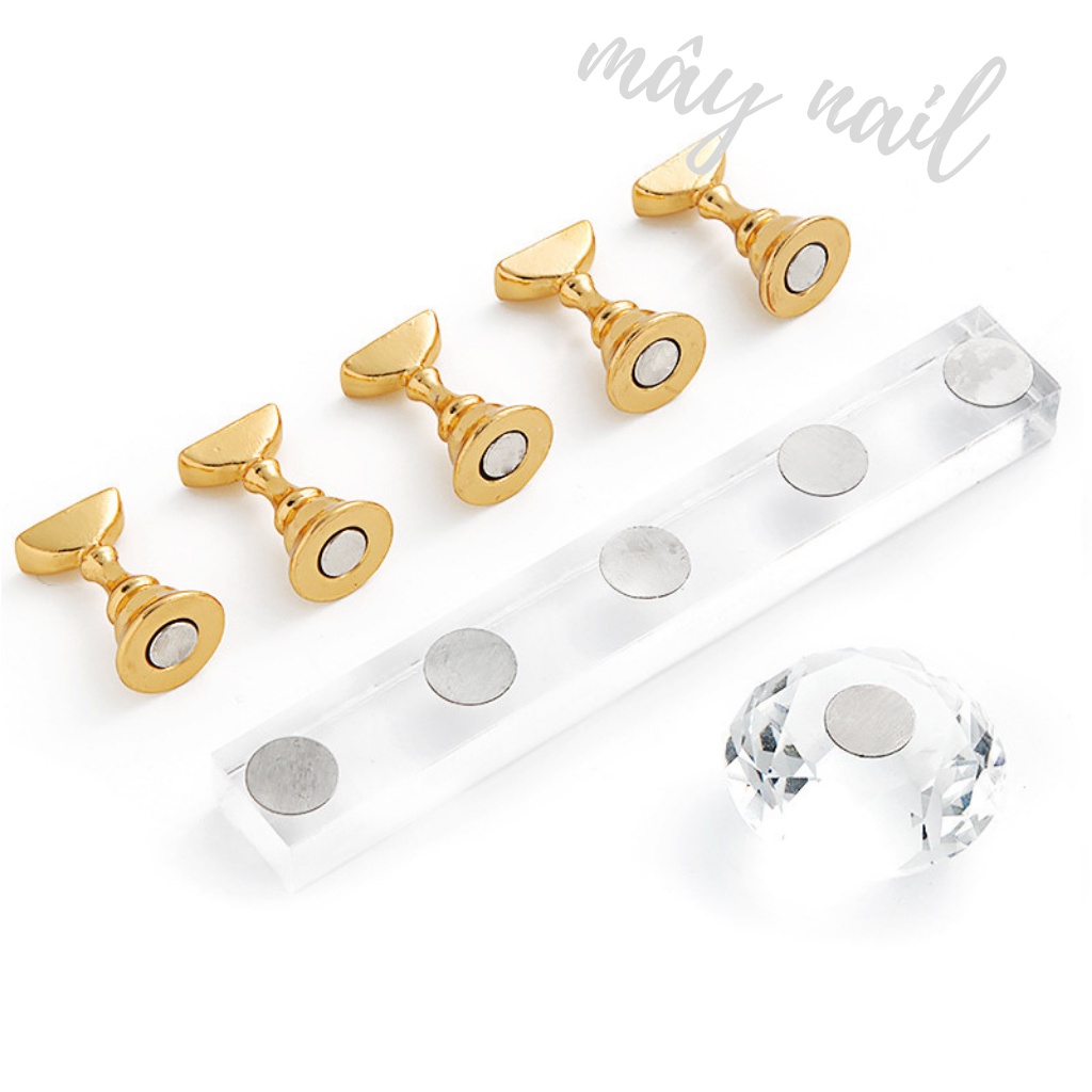 Đế gắn móng giả , chân đế nam châm gắn móng mẫu tập vẽ