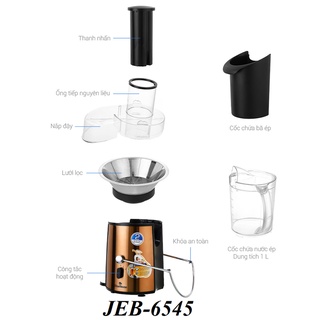 [Cam kết mới 100% chính hãng] Máy ép trái cây Bluestone JEB-6535 - JEB-6545
