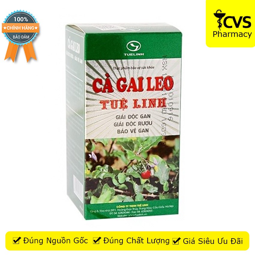 Cà Gai Leo Tuệ Linh (Hộp 60 viên) - Giúp Bảo Vệ Và Phục Hồi Tế Bào Gan - cvspharmacy