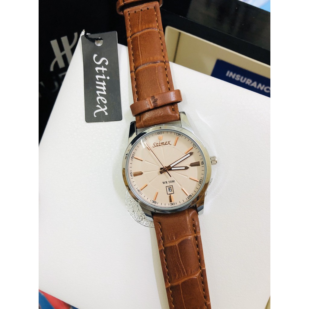Đồng hồ nam Stlmex - brown 40mm, mặt kính saphire cao cấp | BigBuy360 - bigbuy360.vn