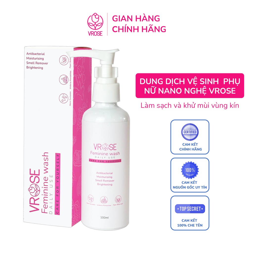 Combo sạch thơm nồng nàn vùng kín Vrose