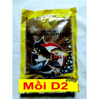 Mồi Cám Câu Cá D1 - D2 - 200Gr