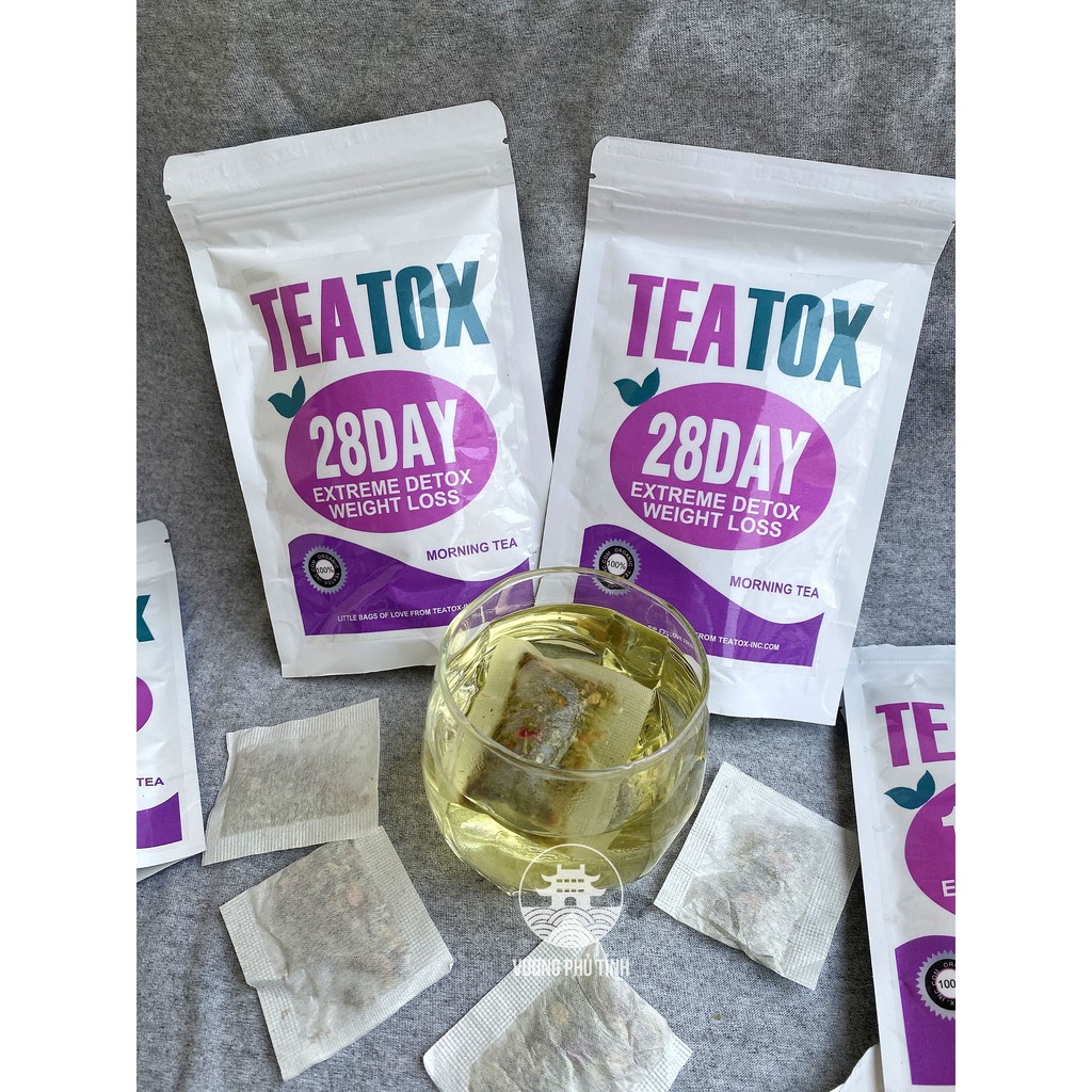 TRÀ TEATOX GIẢM CÂN 28 DAYS &amp; 14 DAYS CAO CẤP | VƯƠNG PHỦ TỈNH