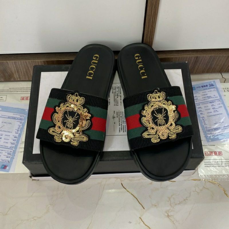 ( Kèm ảnh ) Dép Nam Quai Ngang Thổ Cẩm Ong Vàng Xanh Đỏ Mới 2020, Dép nam giá rẻ phong cách