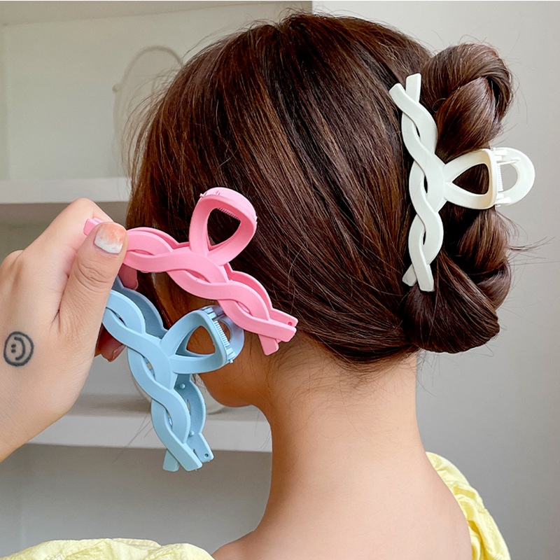 Kẹp Tóc Càng Cua Cỡ Lớn Màu Sắc Kẹo Ngọt Lấp Lánh Phong Cách Hàn Quốc Thời Trang Mùa Hè Dành Cho Nữ